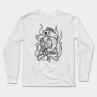 Kind skull and bones Long Sleeve T-Shirt